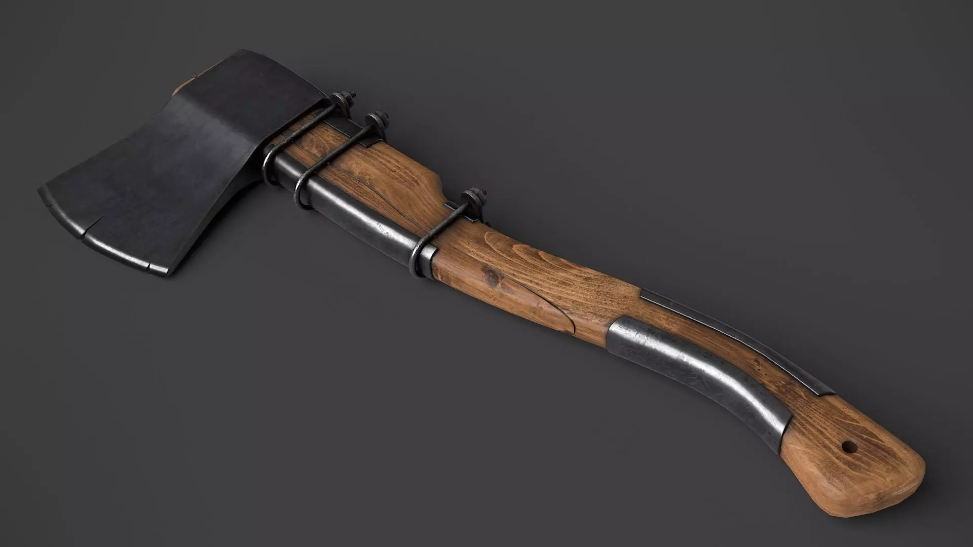 Modifiable Strike Weapon 11 Low-poly 3D model_0