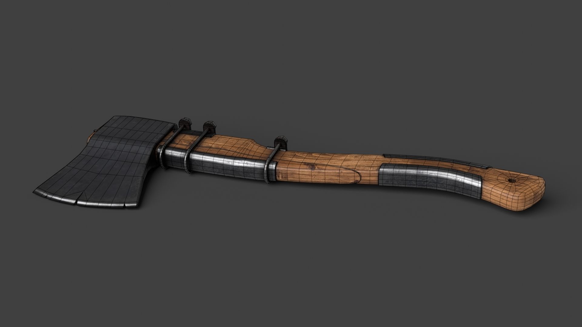 Modifiable Strike Weapon 11 Low-poly 3D model_15