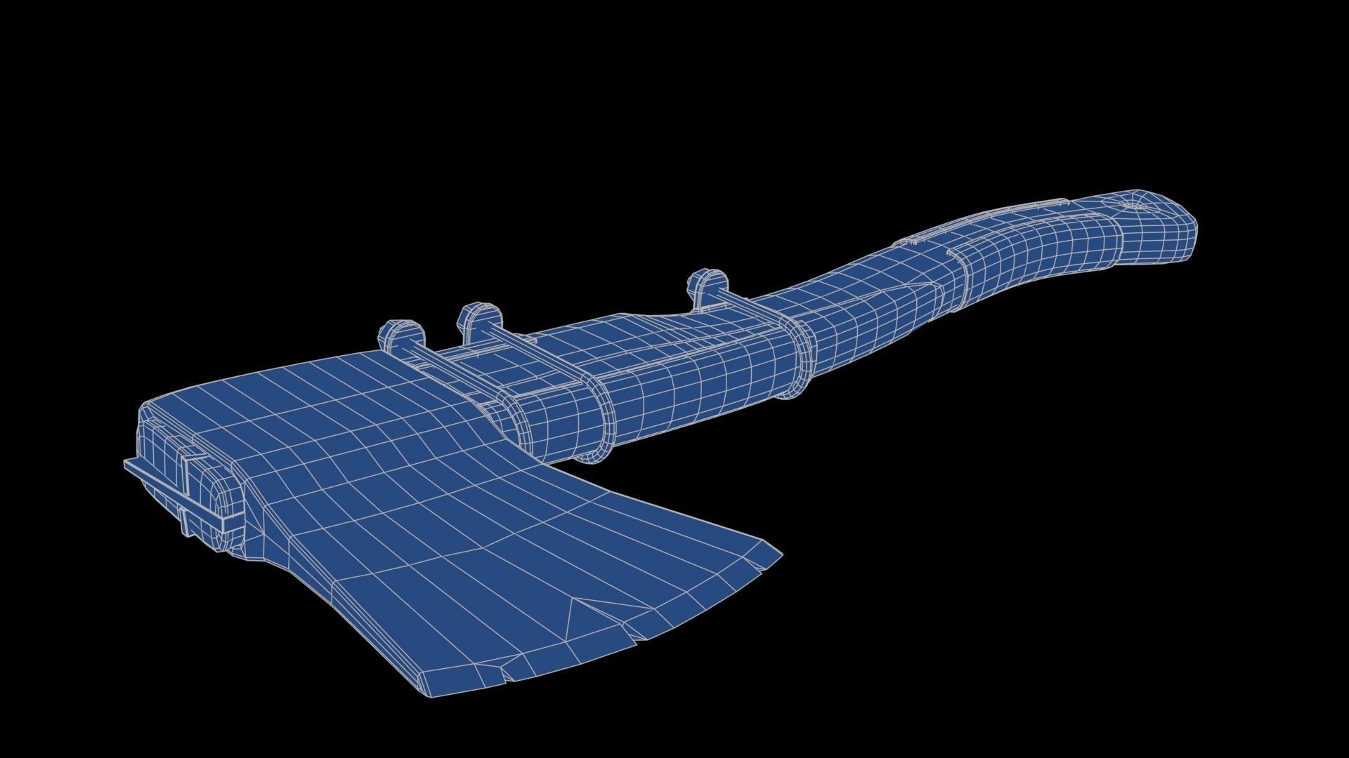 Modifiable Strike Weapon 11 Low-poly 3D model_23