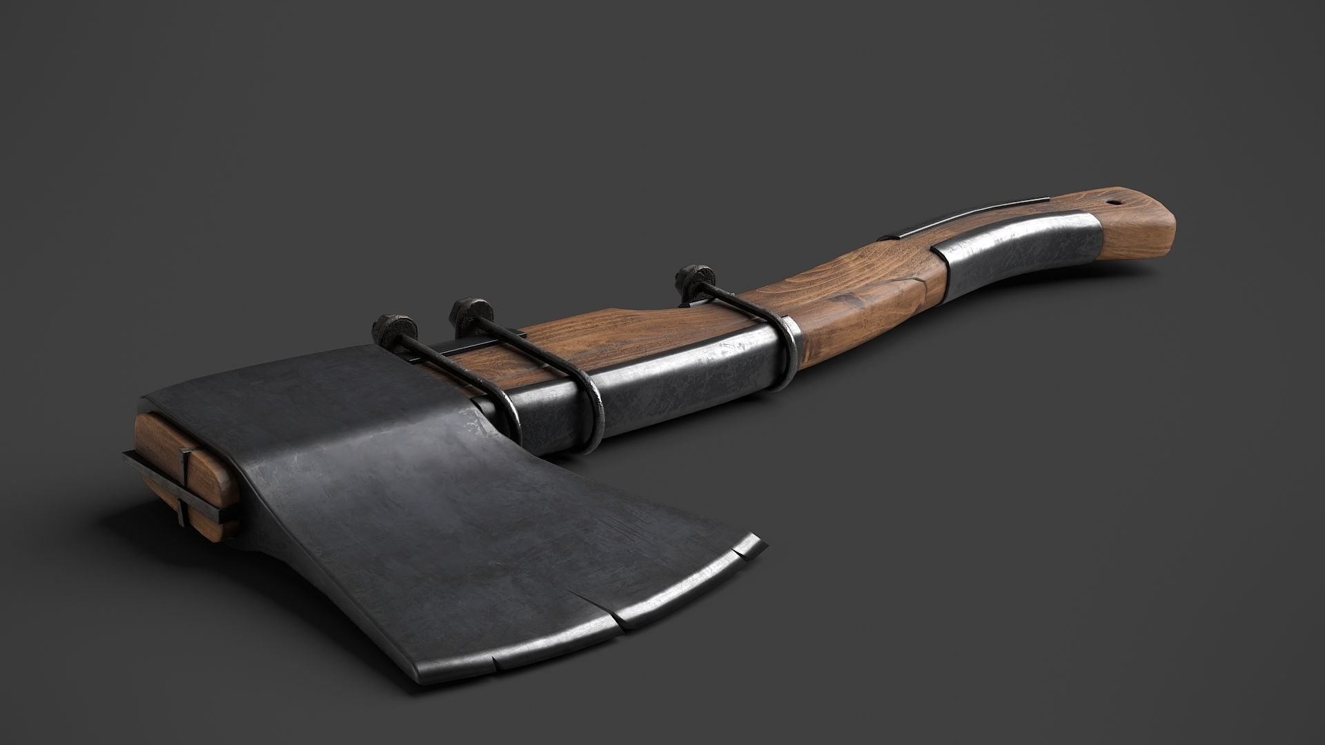 Modifiable Strike Weapon 11 Low-poly 3D model_3