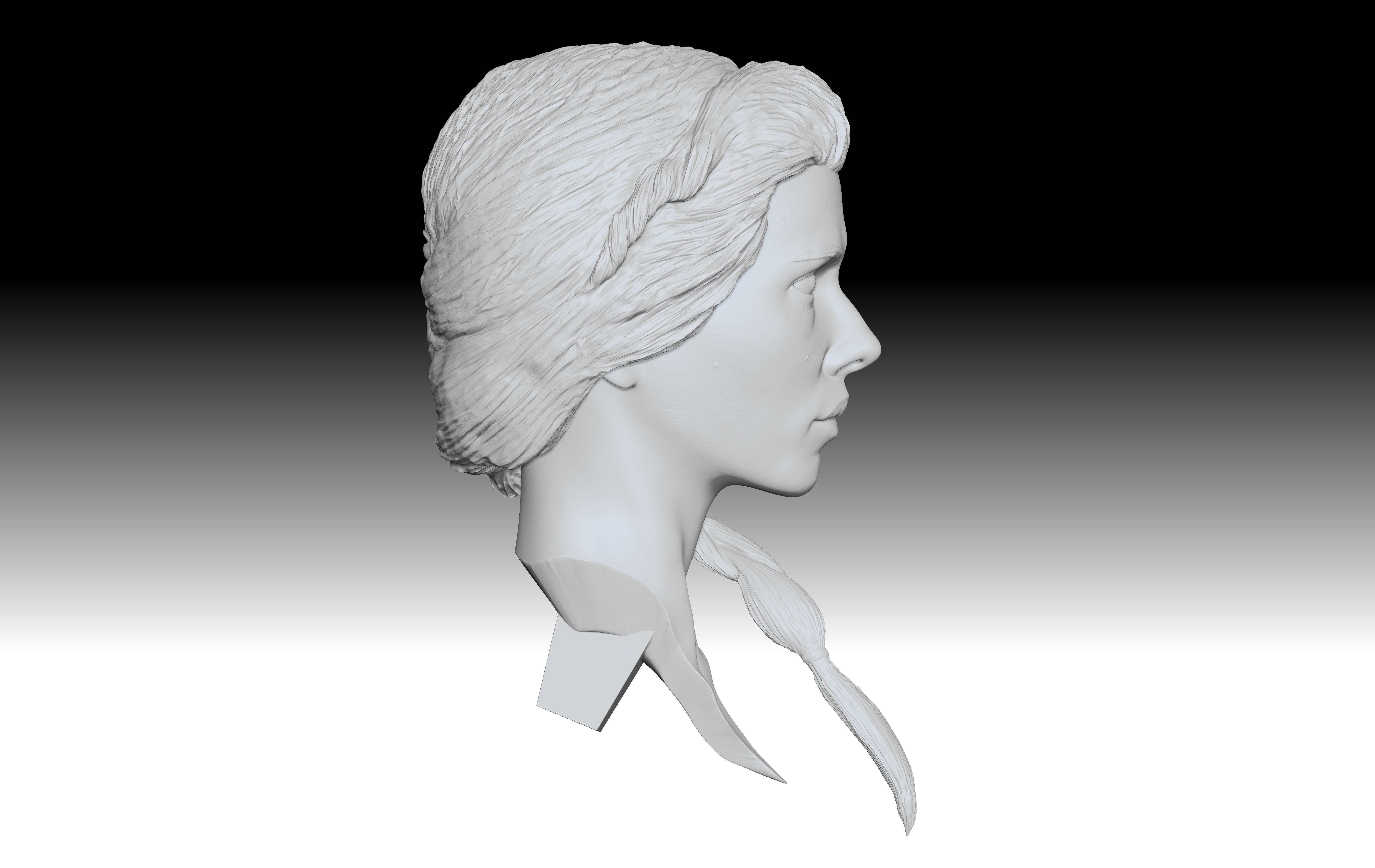 Scarlett Johansson  - Black WIdow for 3D Printing 3D print model_13