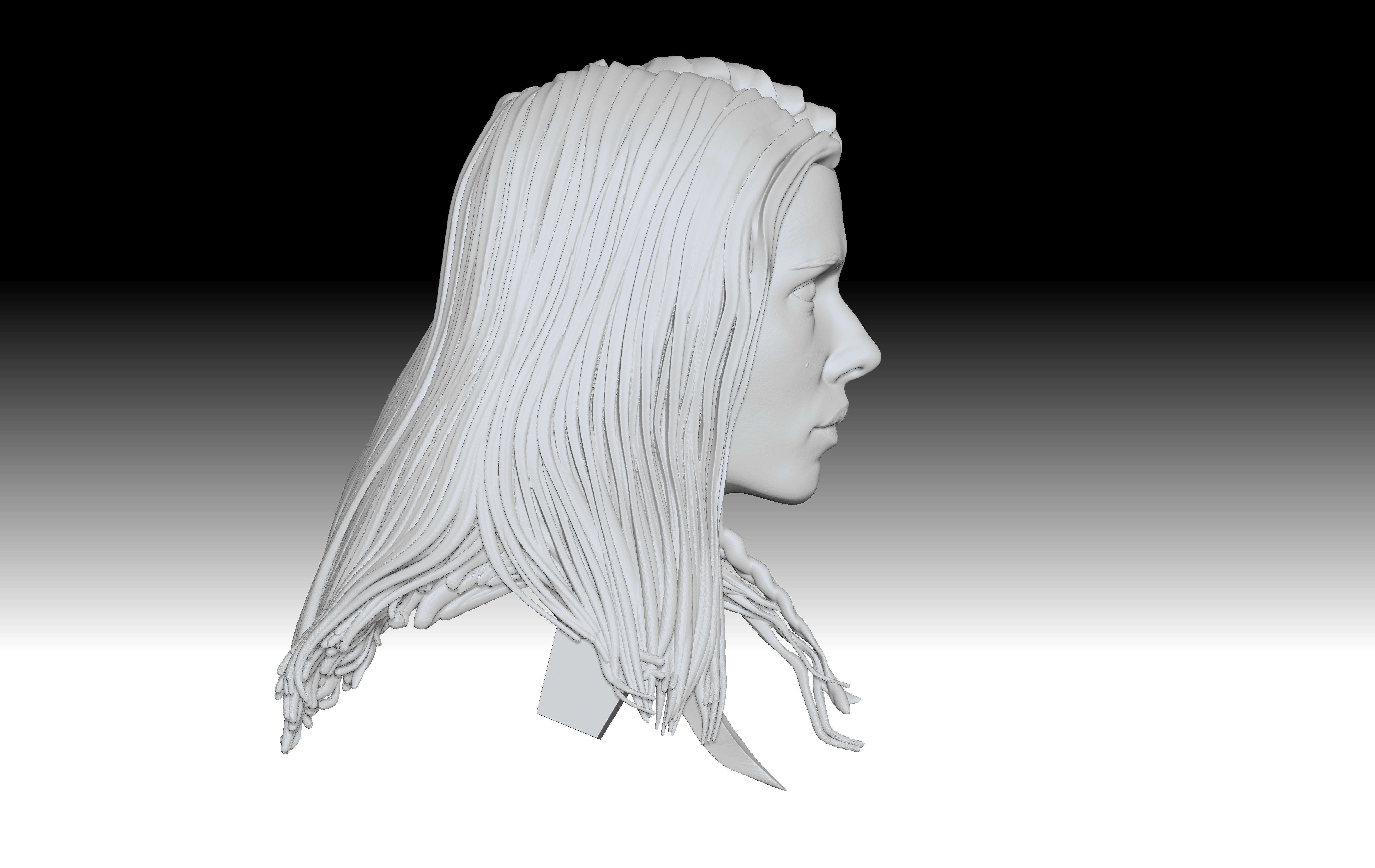 Scarlett Johansson  - Black WIdow for 3D Printing 3D print model_12