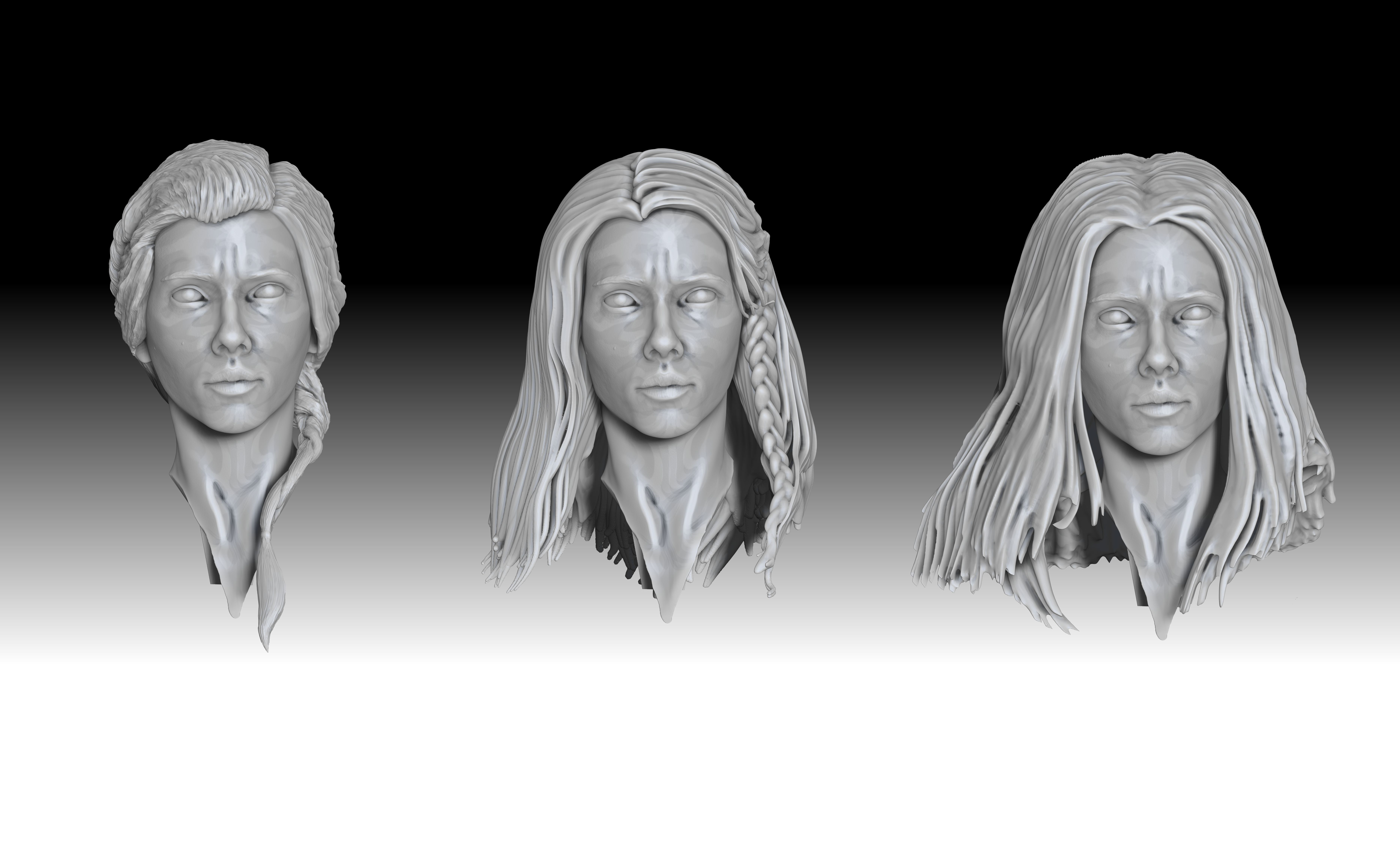 Scarlett Johansson  - Black WIdow for 3D Printing 3D print model_17