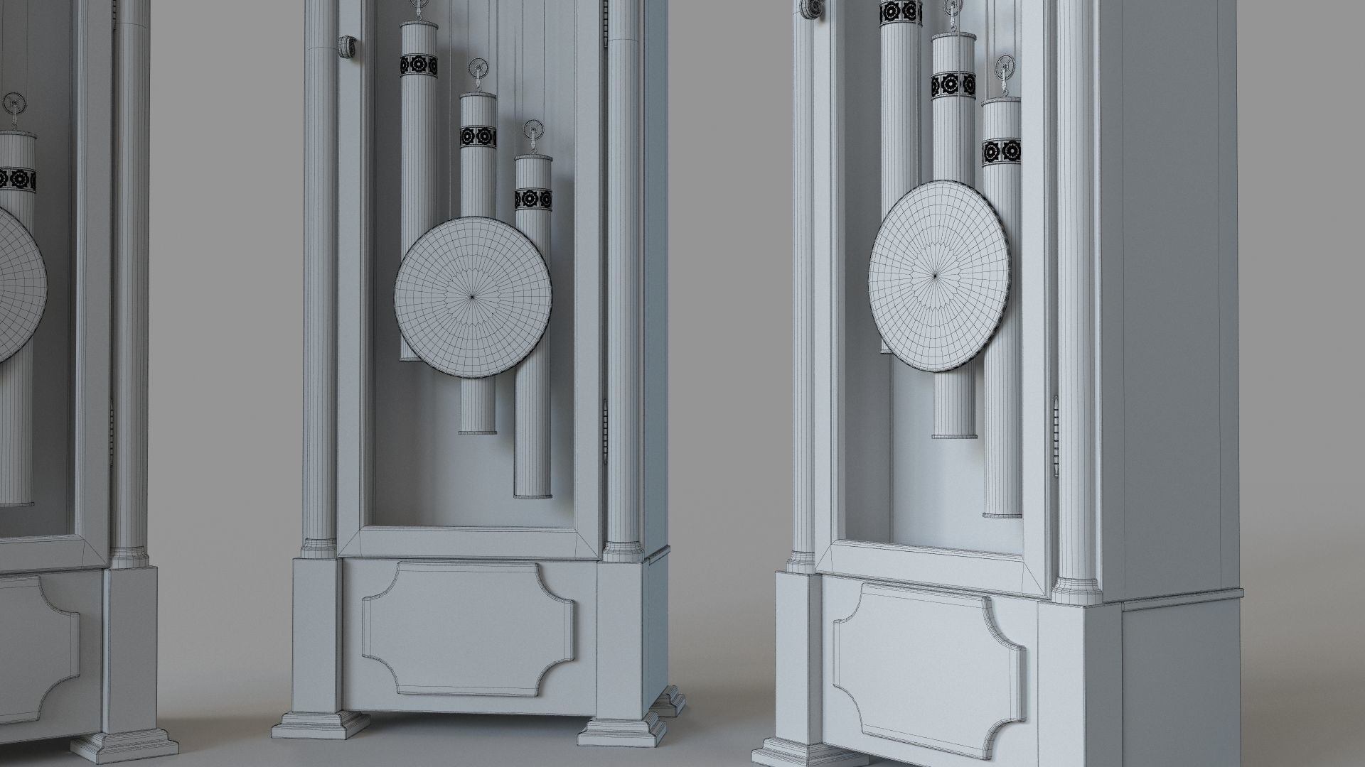 Howard Miller Grandfather Clock 3D model_6