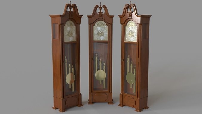Howard Miller Grandfather Clock 3D model