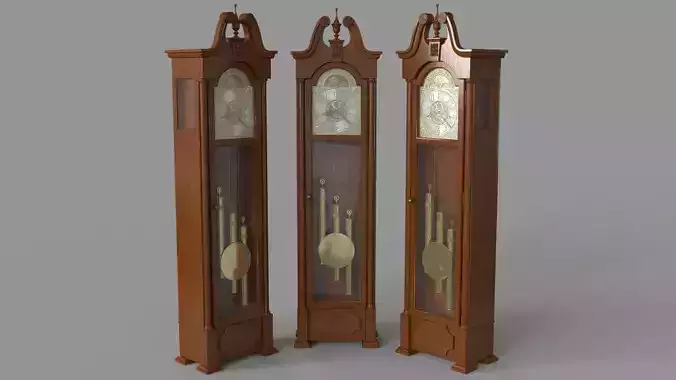 Howard Miller Grandfather Clock 3D model