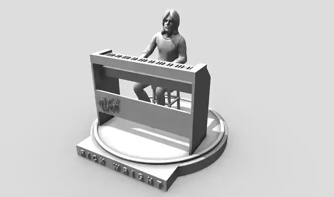 RICK WRIGHT PINK FLOYD - 3D PRINTING 3D print model