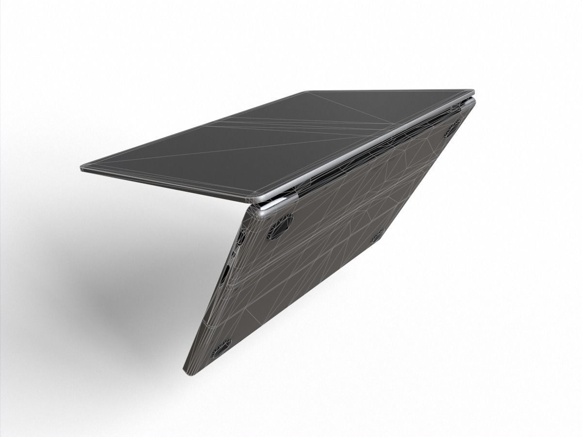 2021 M1 pro max Macbook pro 13 inch Low-poly 3D model_9