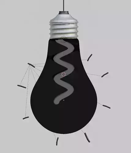 Omori Dark Bulb 3D model