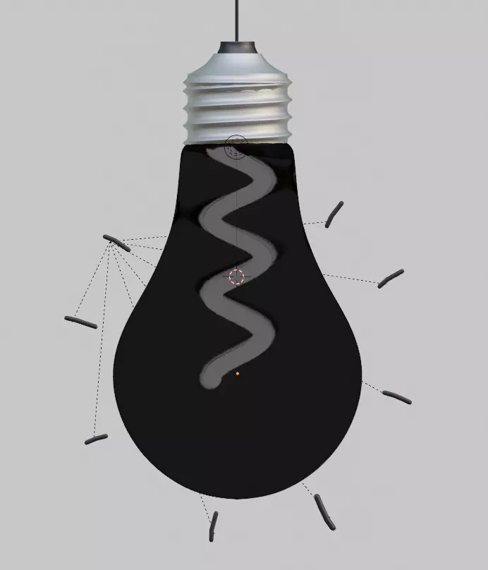 Omori Dark Bulb 3D model