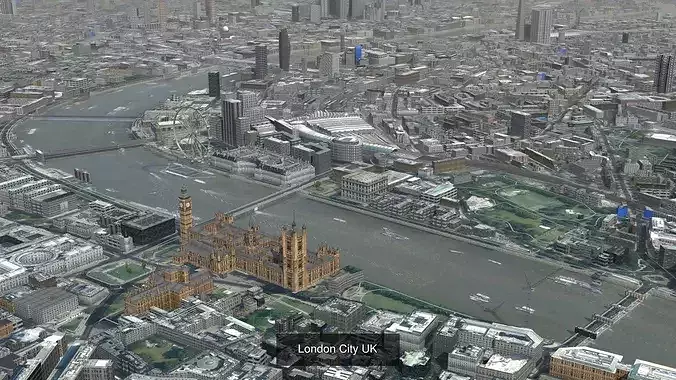 London Collection x3 3D Model Pack 4