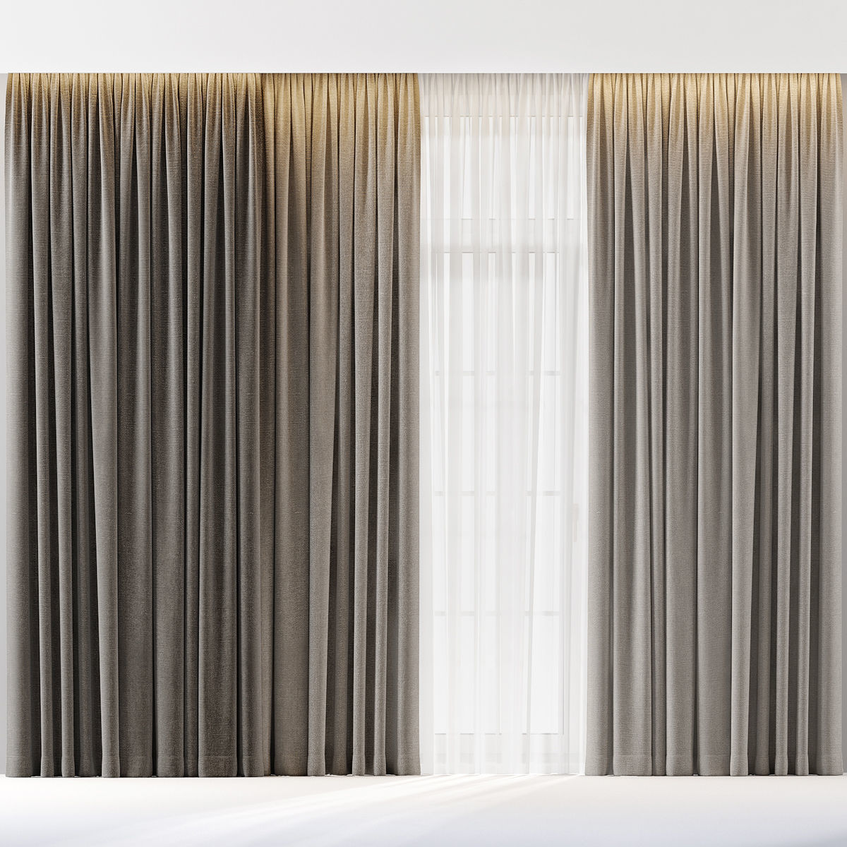 Curtains 47 3D model_1