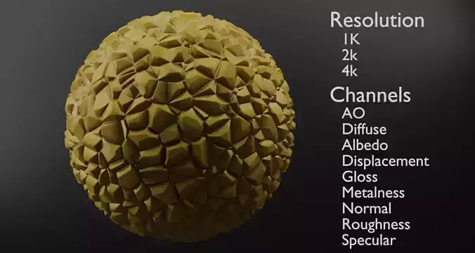 Gold Random abstract Pbr texture seamless