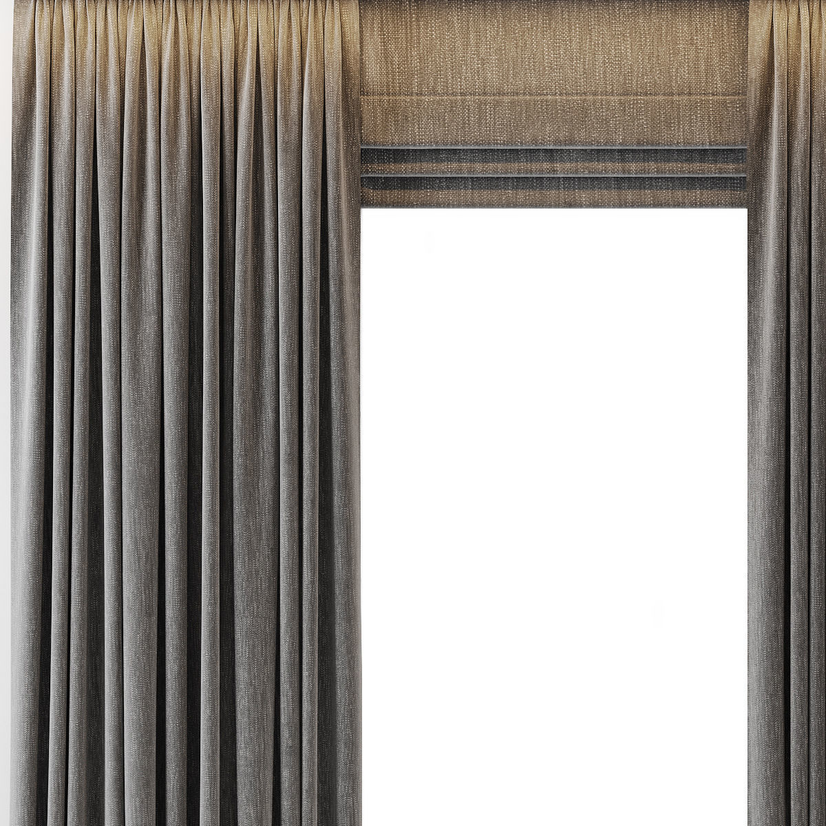 Curtains 48 3D model_2