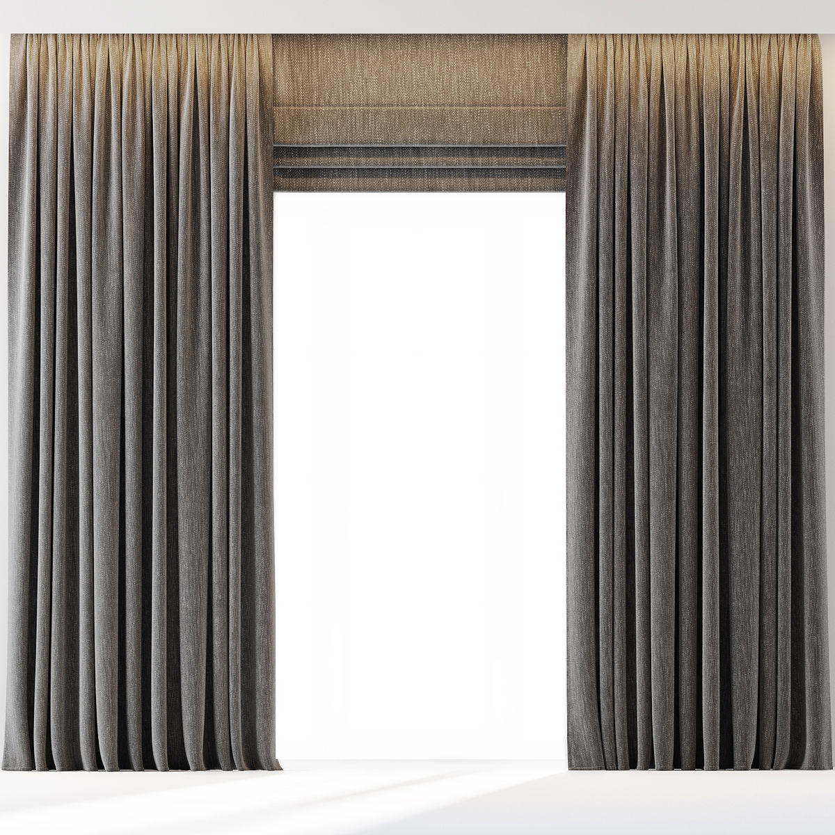 Curtains 48 3D model_1