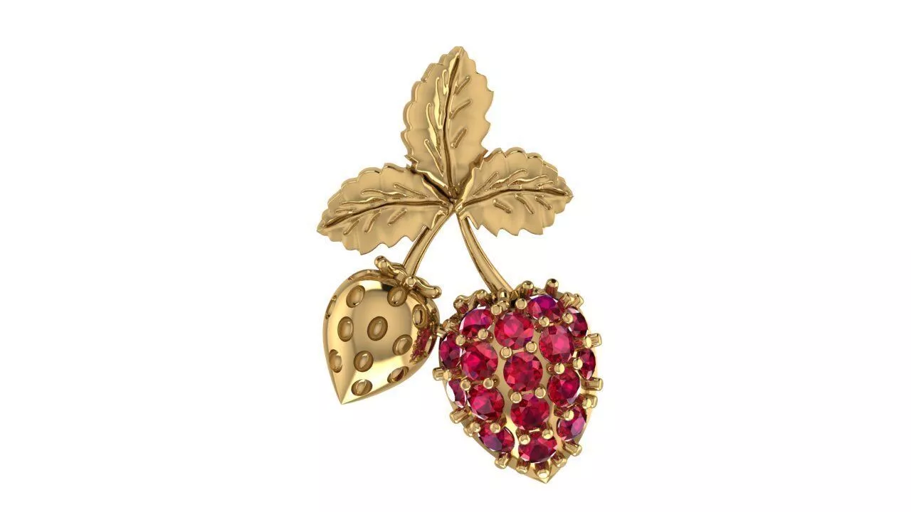 Cheery Ladies Pendant 3D print model