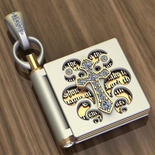 Bible pendent  3D print model