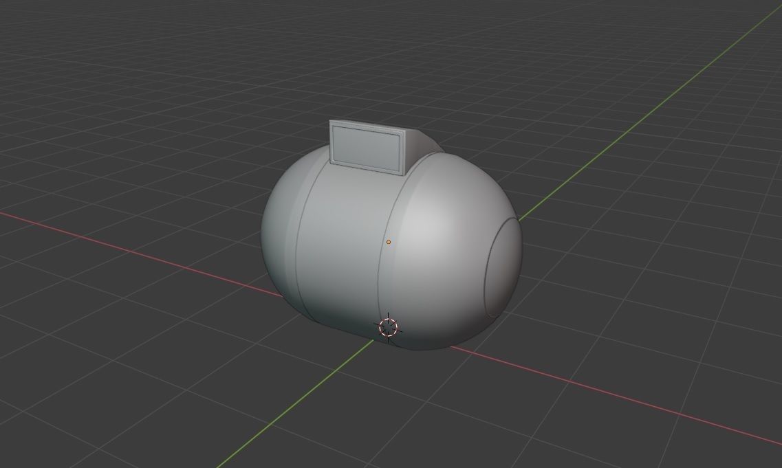 Robot- ROBO Low-poly 3D model_1