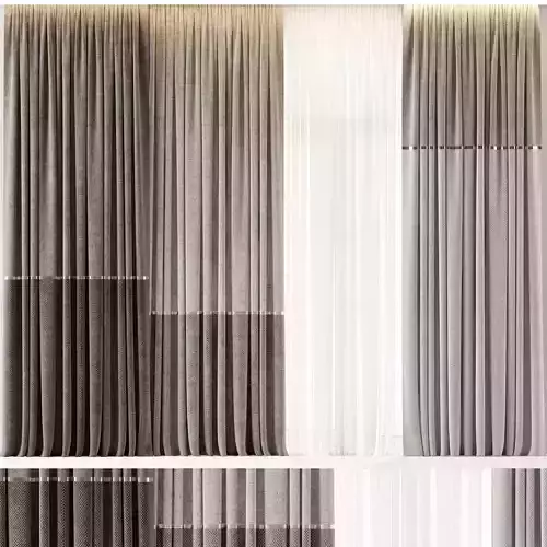 Curtains 50 3D model