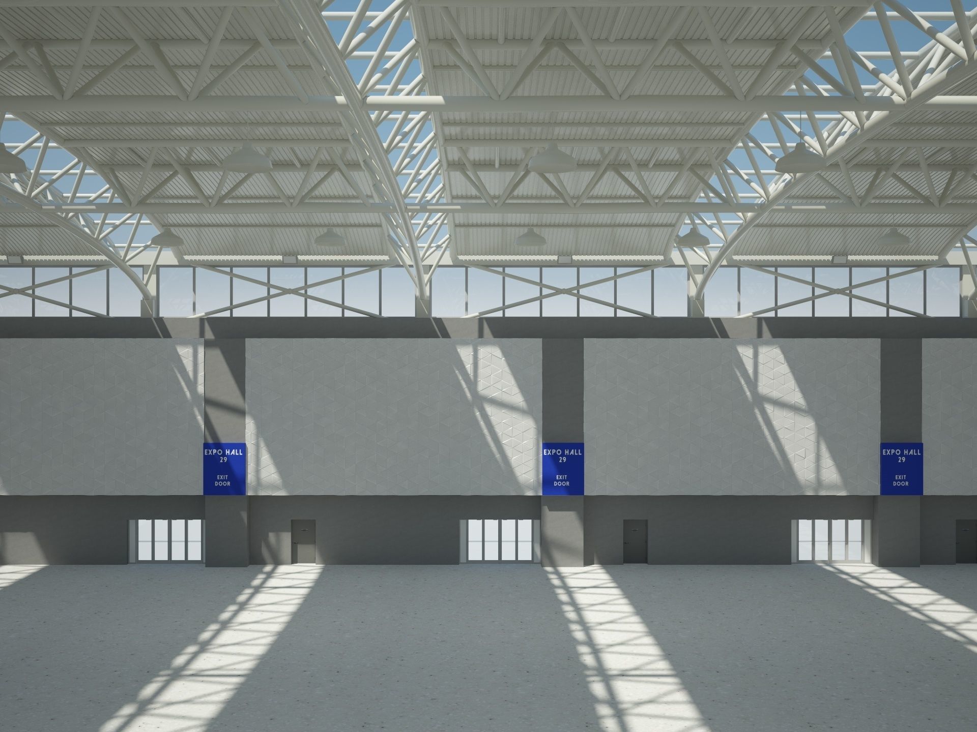 Exhibition Hall 29 3D model_5