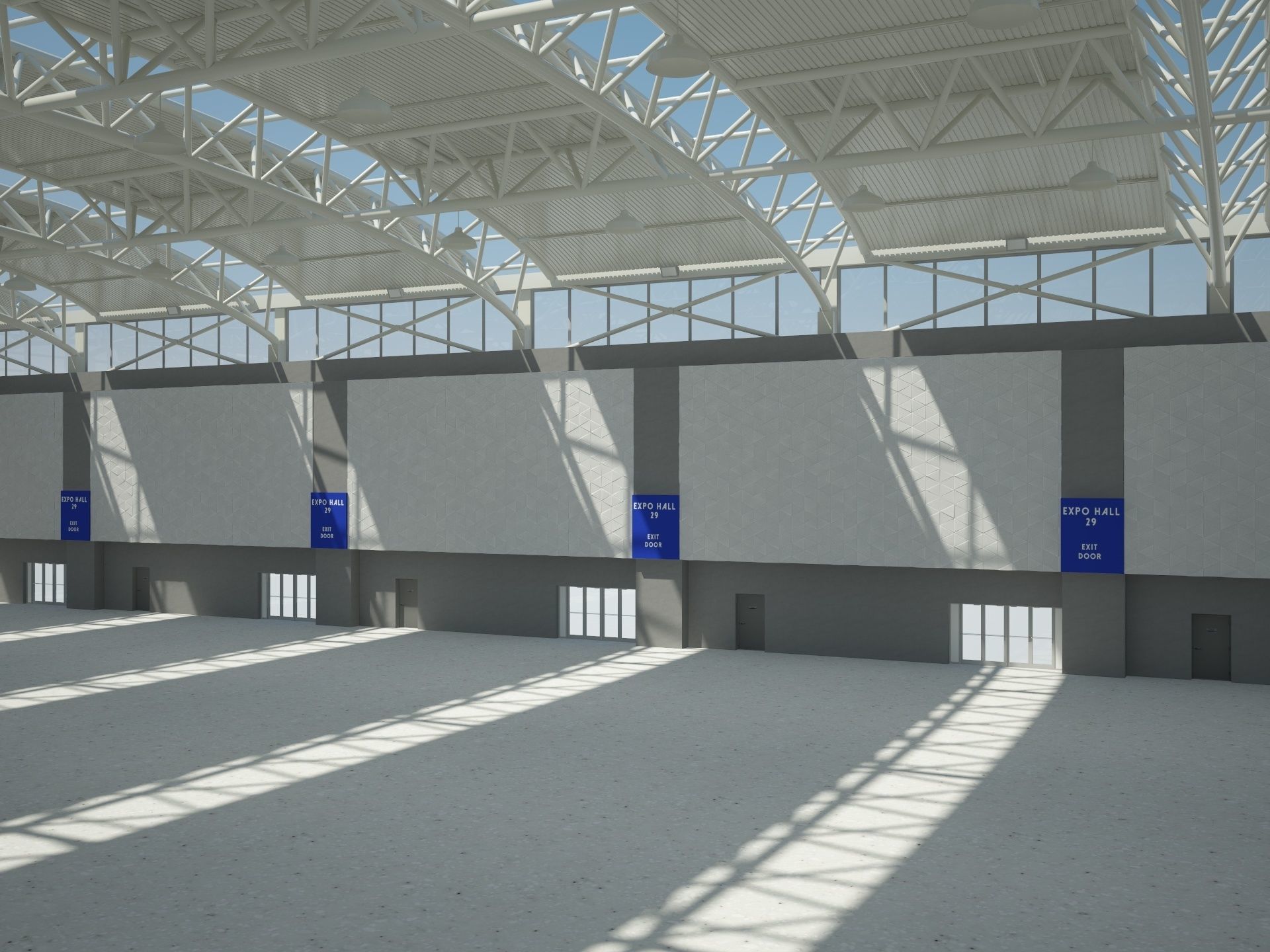 Exhibition Hall 29 3D model_4