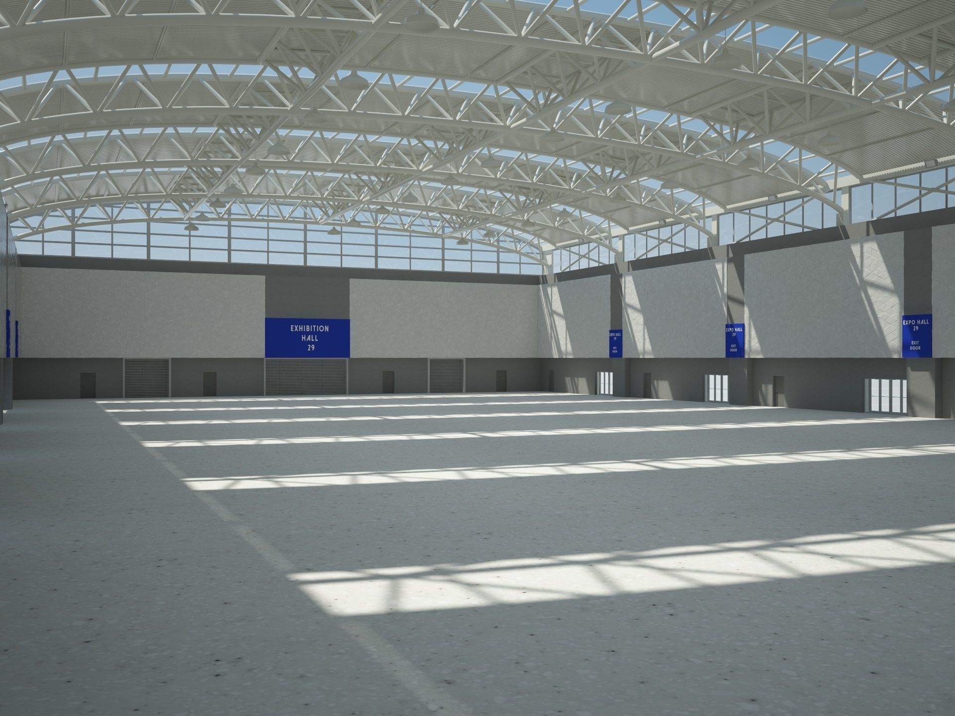 Exhibition Hall 29 3D model_3