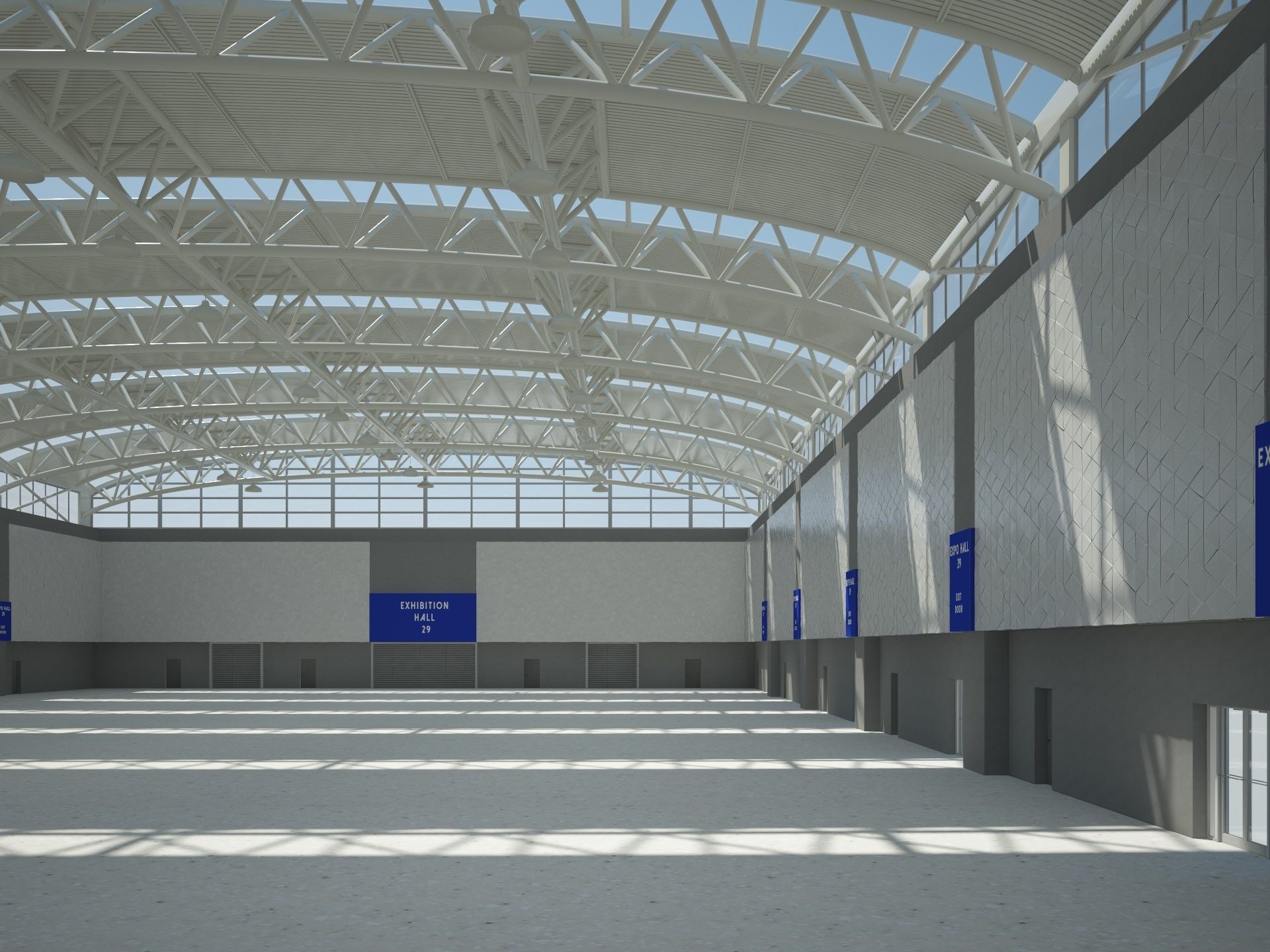 Exhibition Hall 29 3D model_9