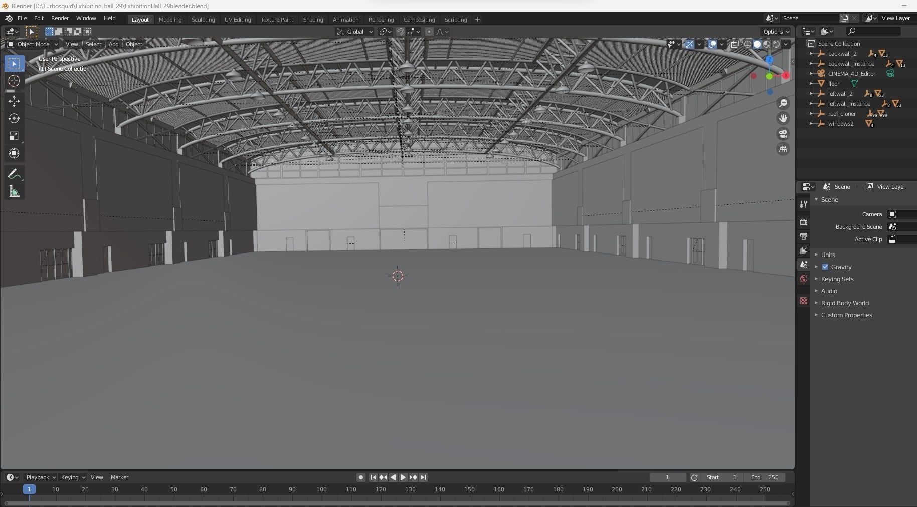 Exhibition Hall 29 3D model_20