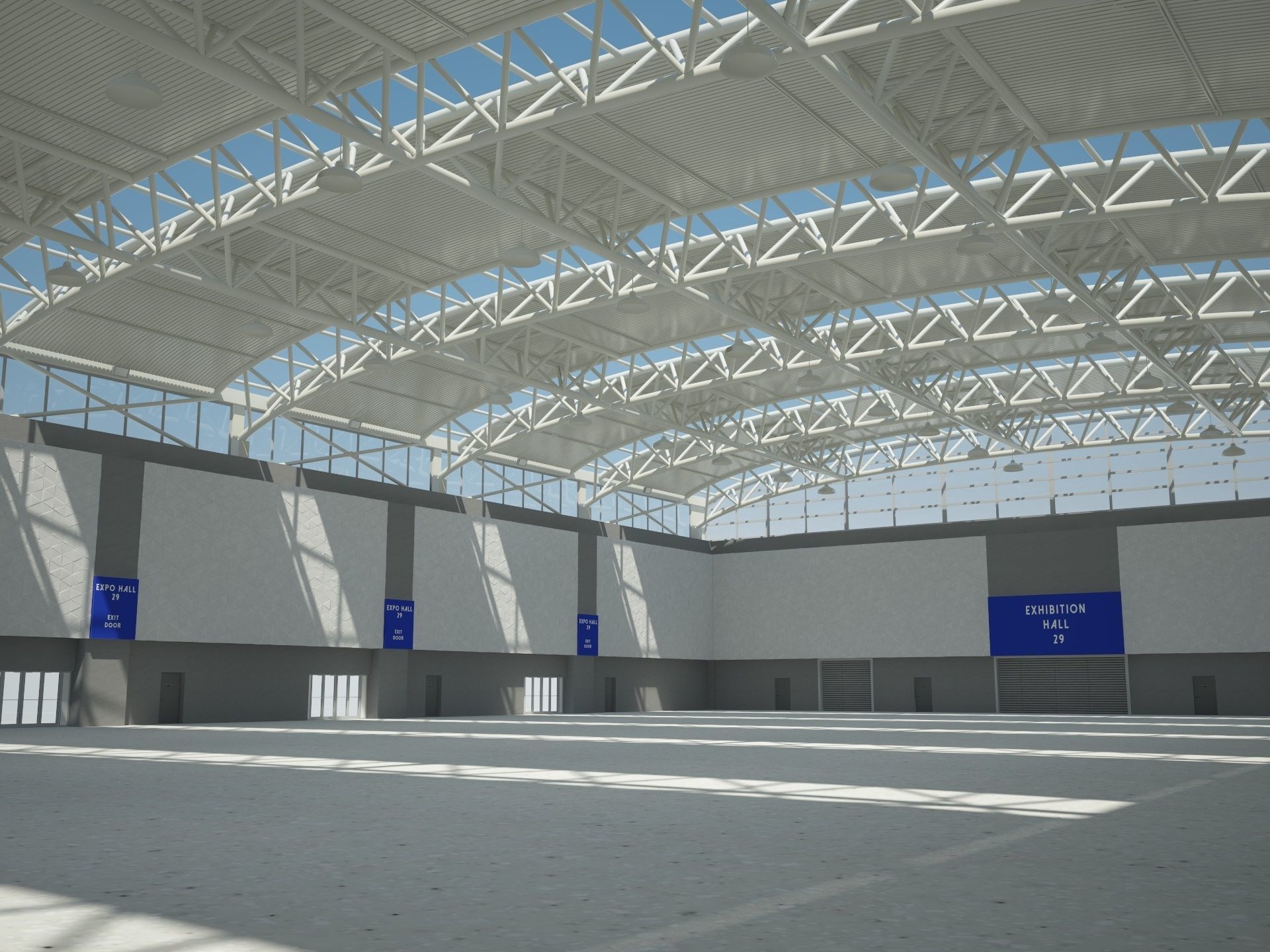 Exhibition Hall 29 3D model_7