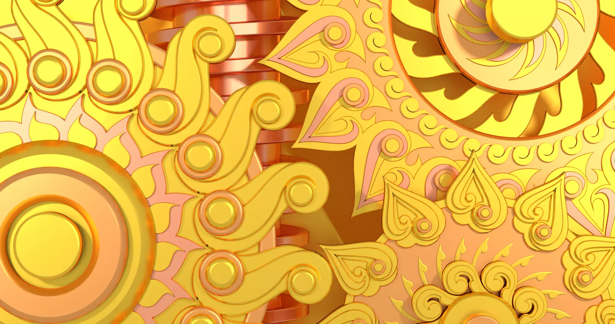 3D-Animated Gear 3D model_0