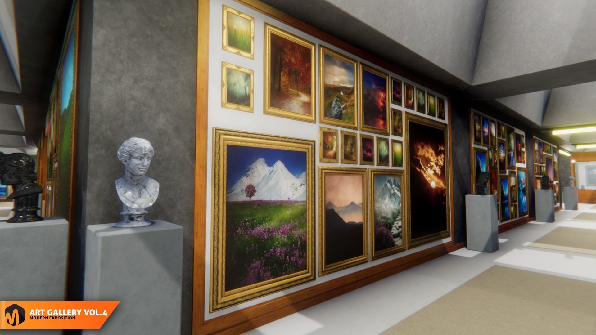 Art gallery Vol4 - modern exposition 3D model_8