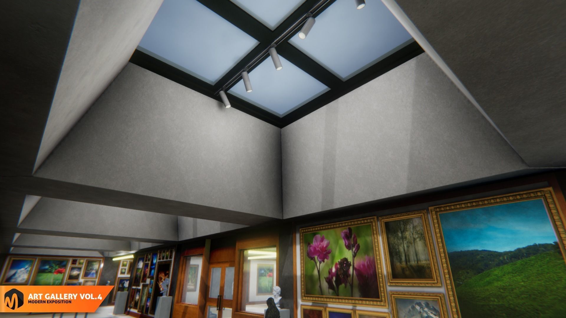 Art gallery Vol4 - modern exposition 3D model_14