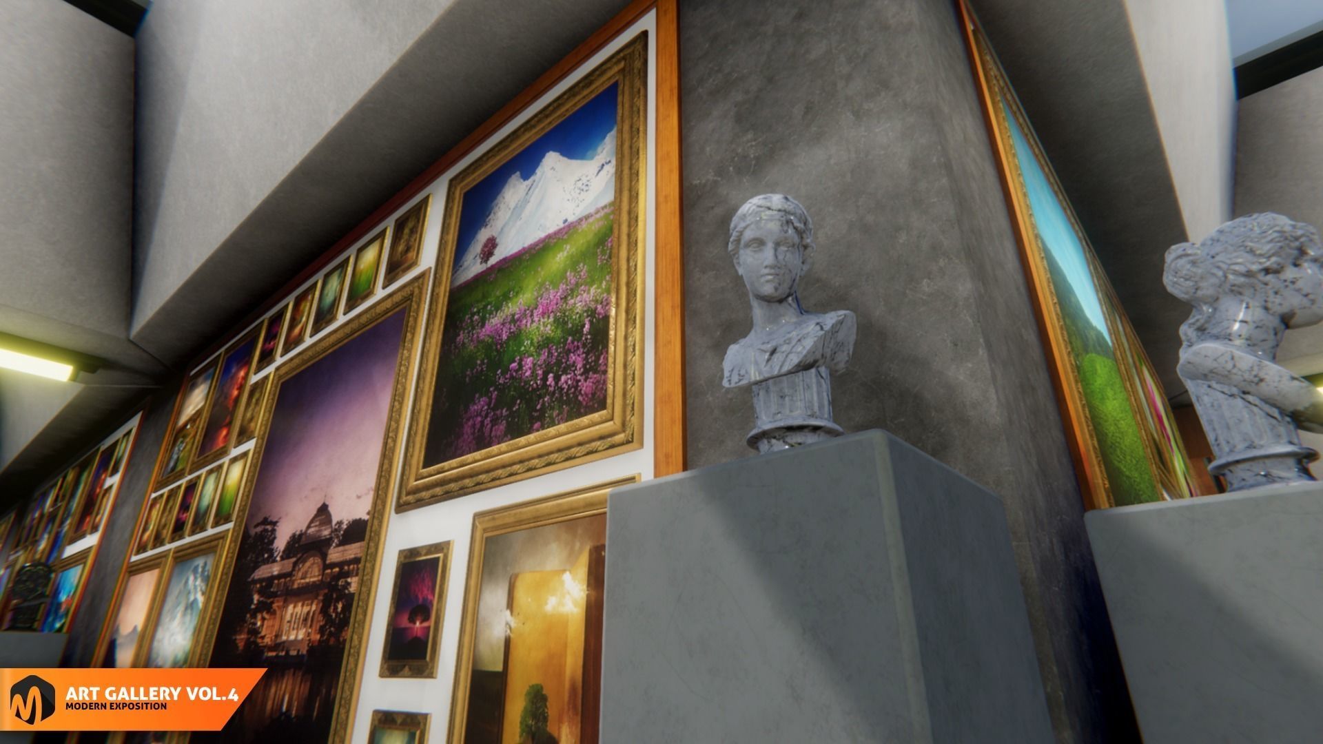 Art gallery Vol4 - modern exposition 3D model_12