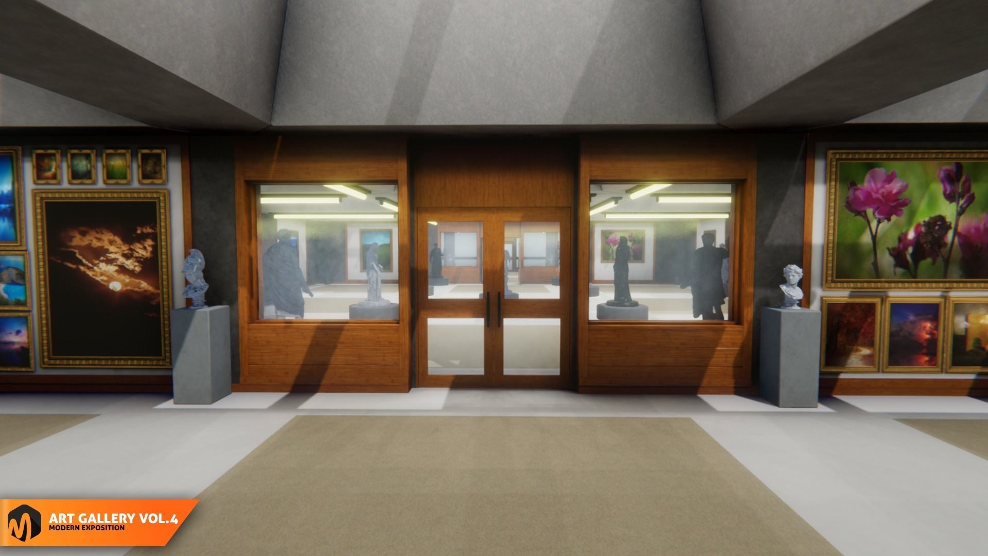 Art gallery Vol4 - modern exposition 3D model_15