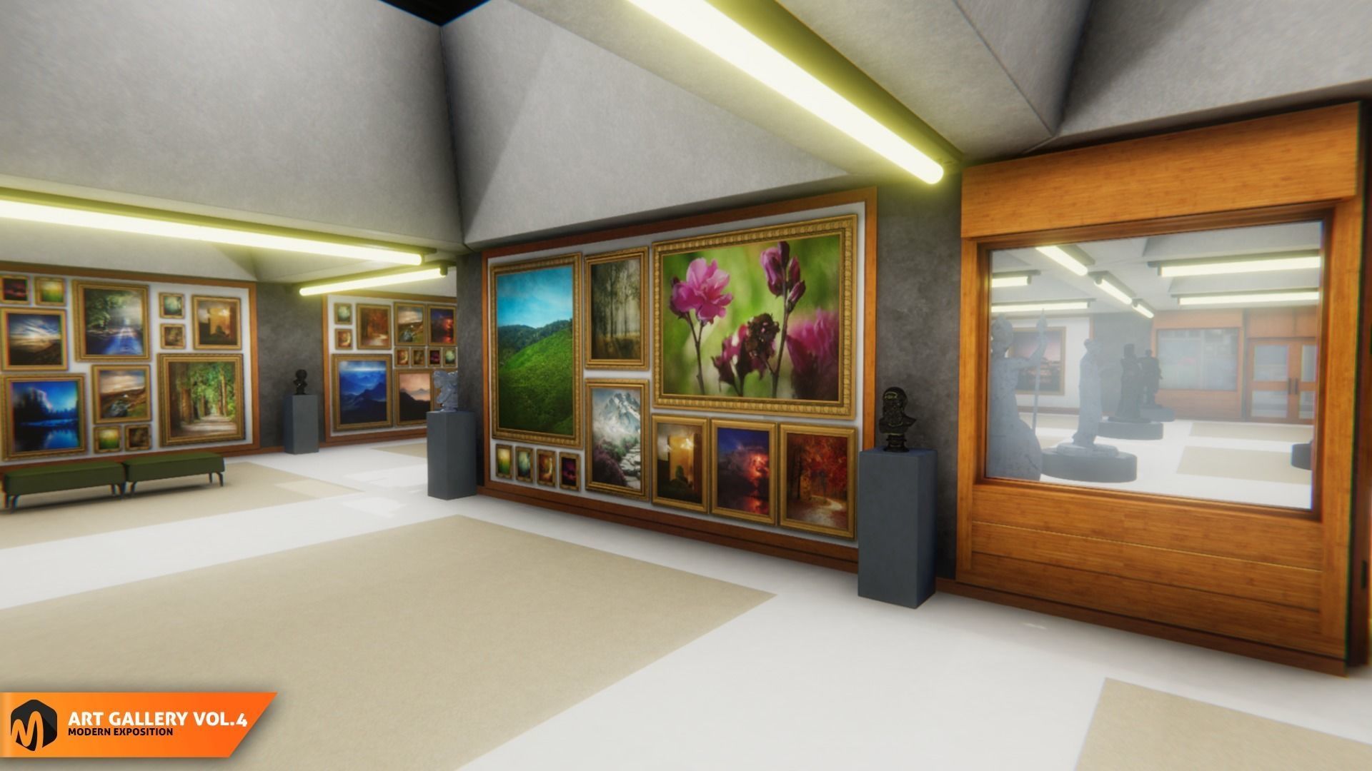 Art gallery Vol4 - modern exposition 3D model_18