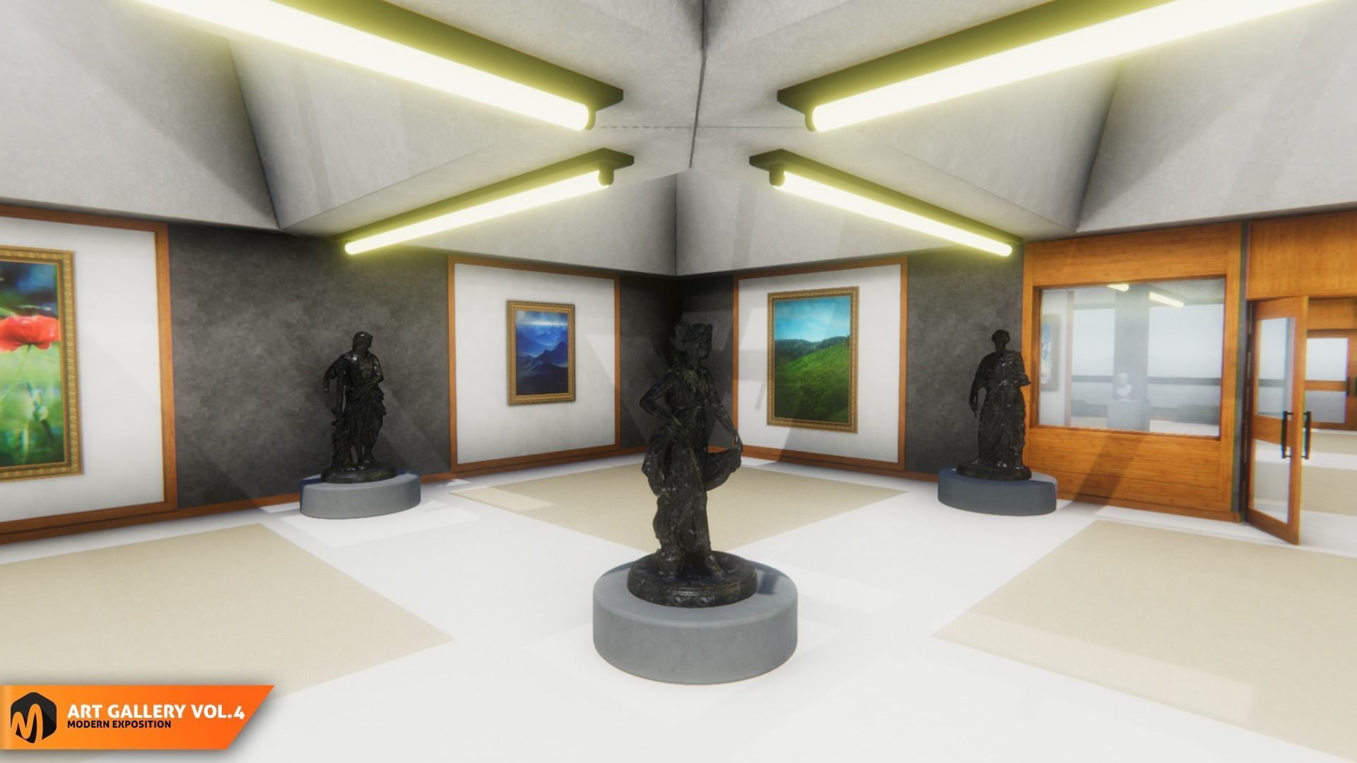 Art gallery Vol4 - modern exposition 3D model_5