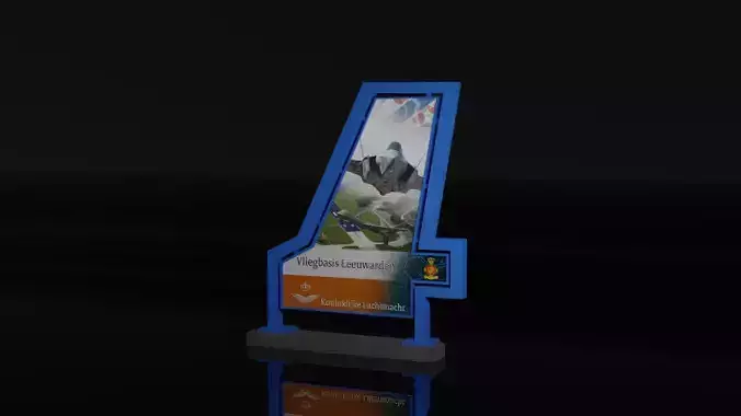 Military Airforce Base Sign leeuwarden