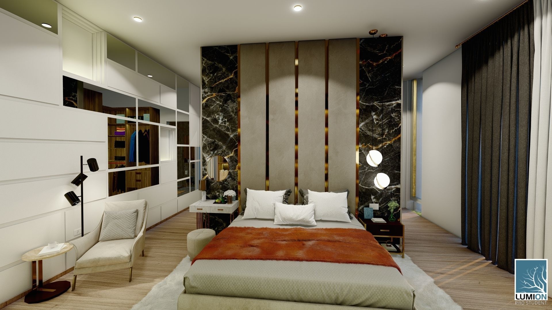 BEST MODERN MASTER BEDROOM LUXURY BEDROOM DESIGN INTERIOR  Low-poly 3D model_6
