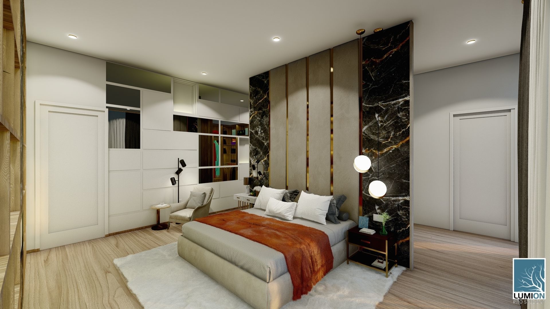 BEST MODERN MASTER BEDROOM LUXURY BEDROOM DESIGN INTERIOR  Low-poly 3D model_1
