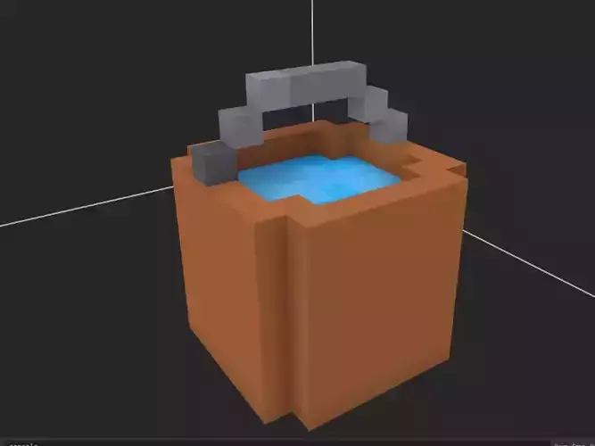 Water Bucket Model bucket with water 3D model | CGTrader