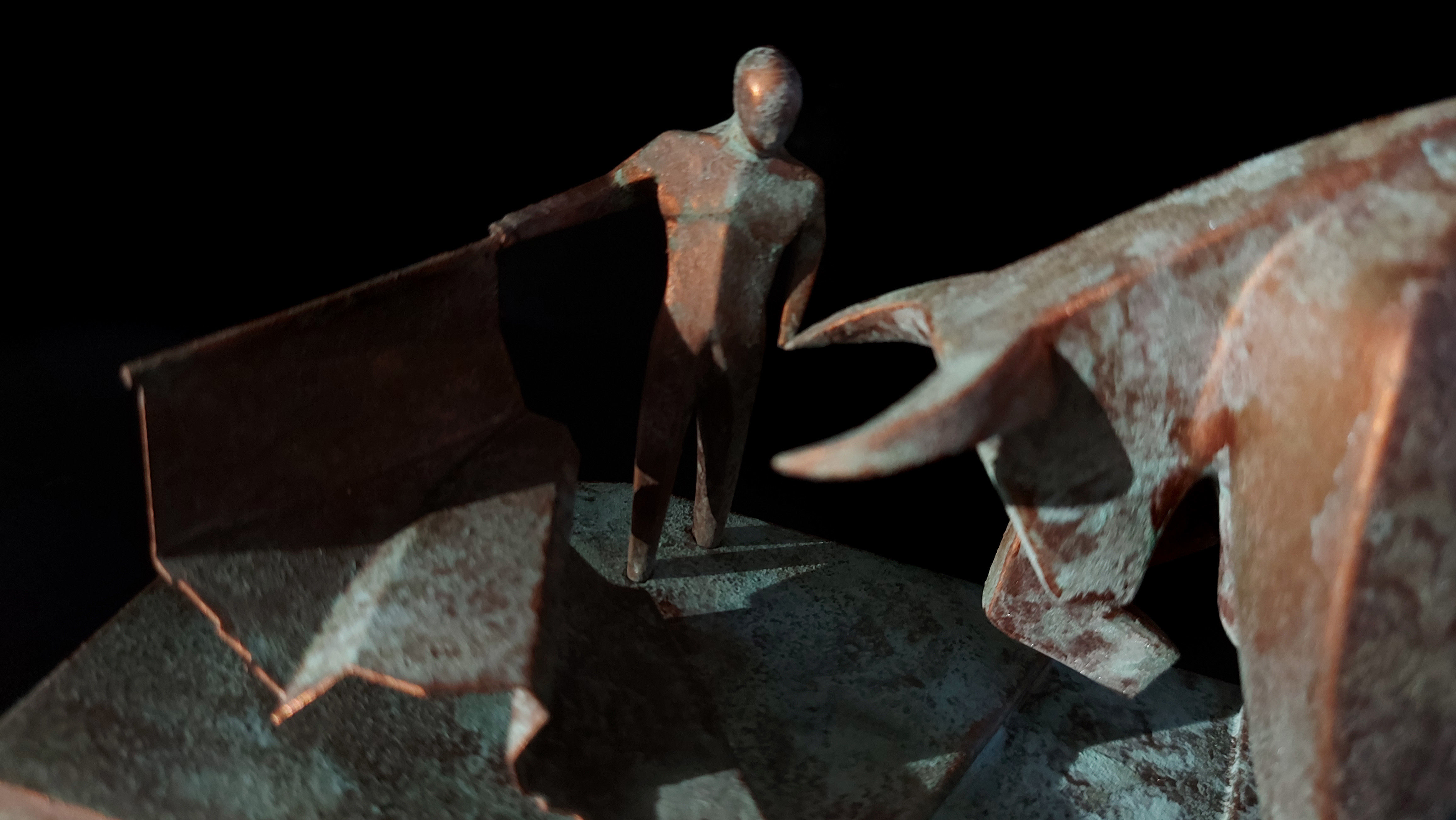 Dune - Bull Fighter Statue 3D print model_14