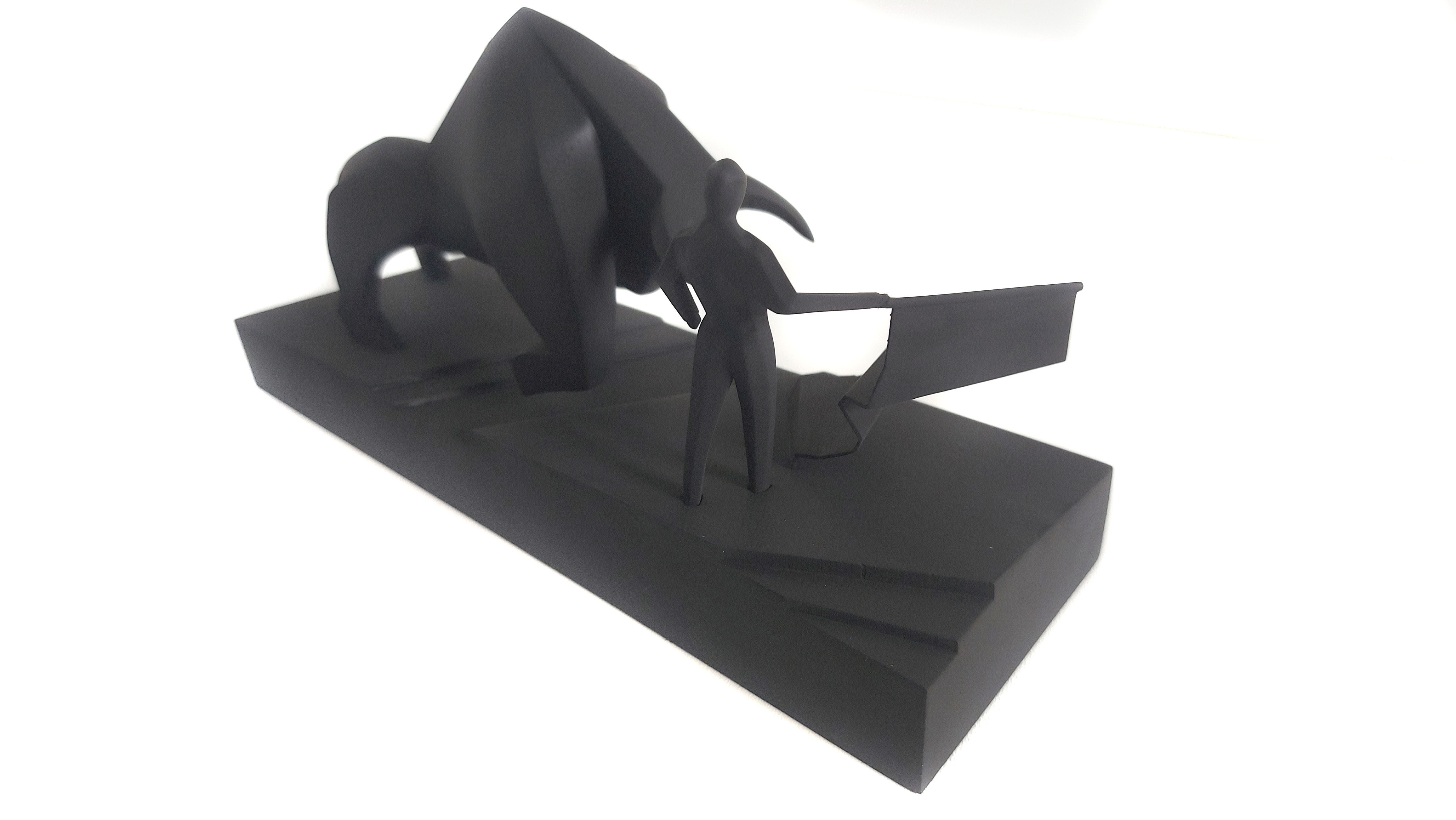 Dune - Bull Fighter Statue 3D print model_37