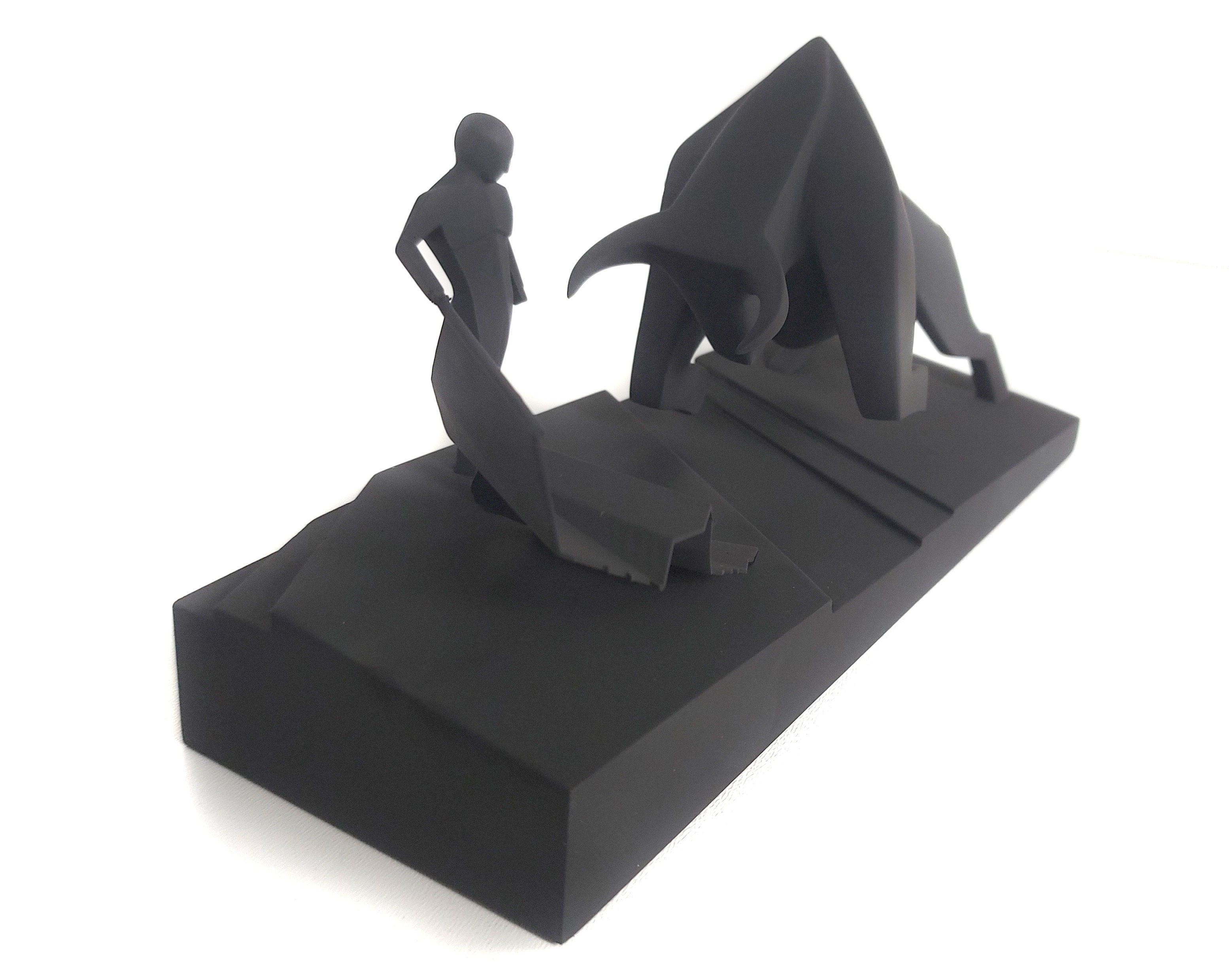 Dune - Bull Fighter Statue 3D print model_30