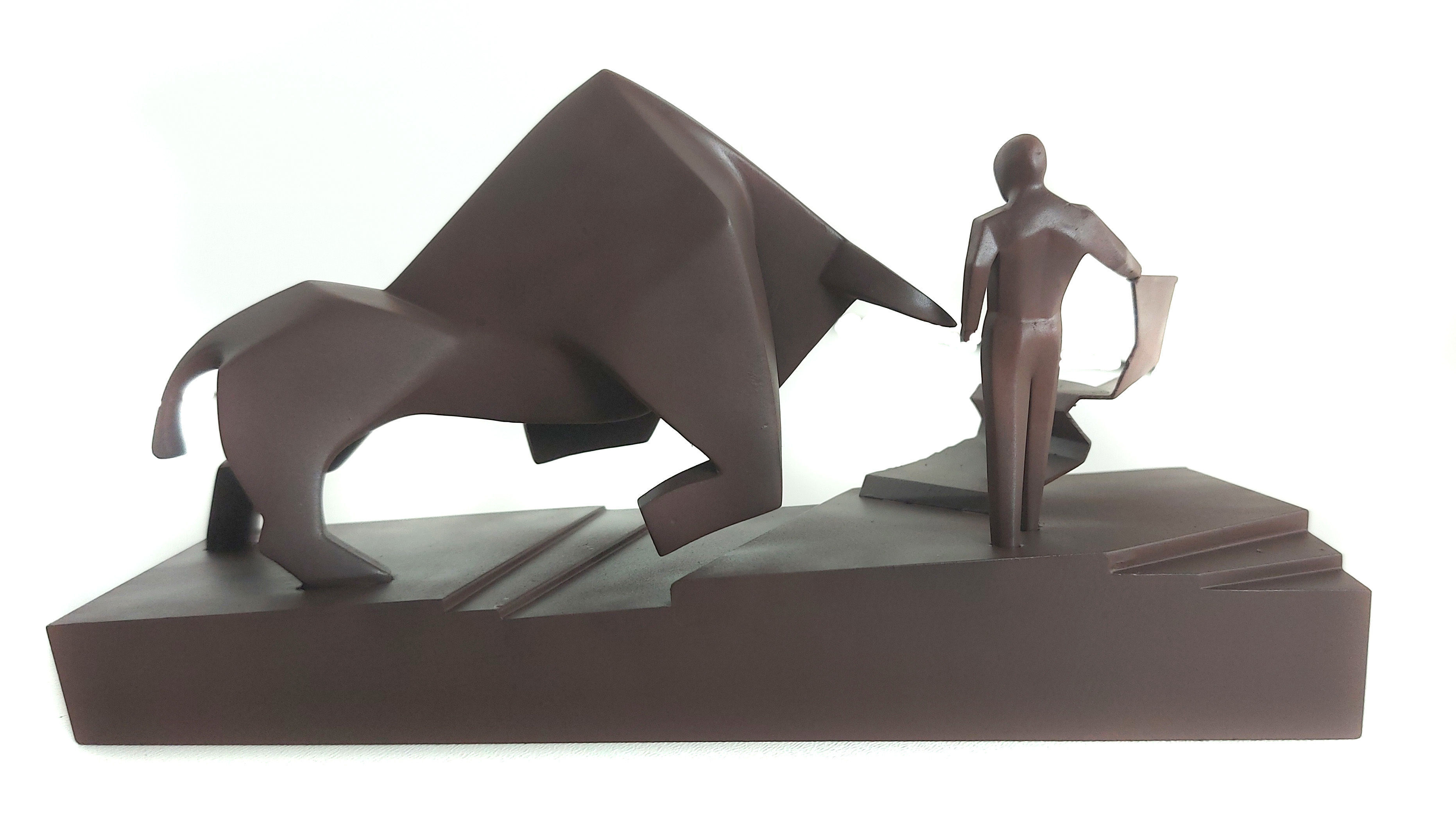 Dune - Bull Fighter Statue 3D print model_38