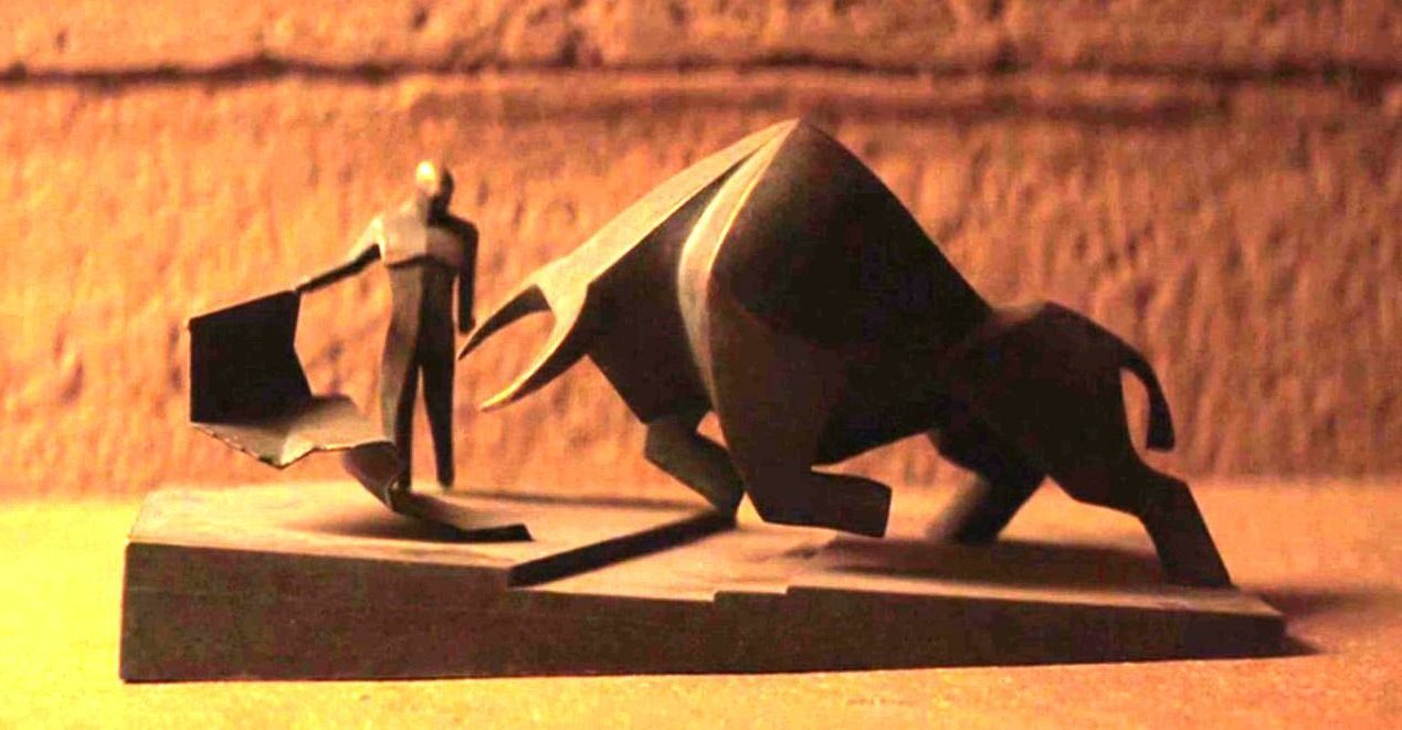 Dune - Bull Fighter Statue 3D print model_15