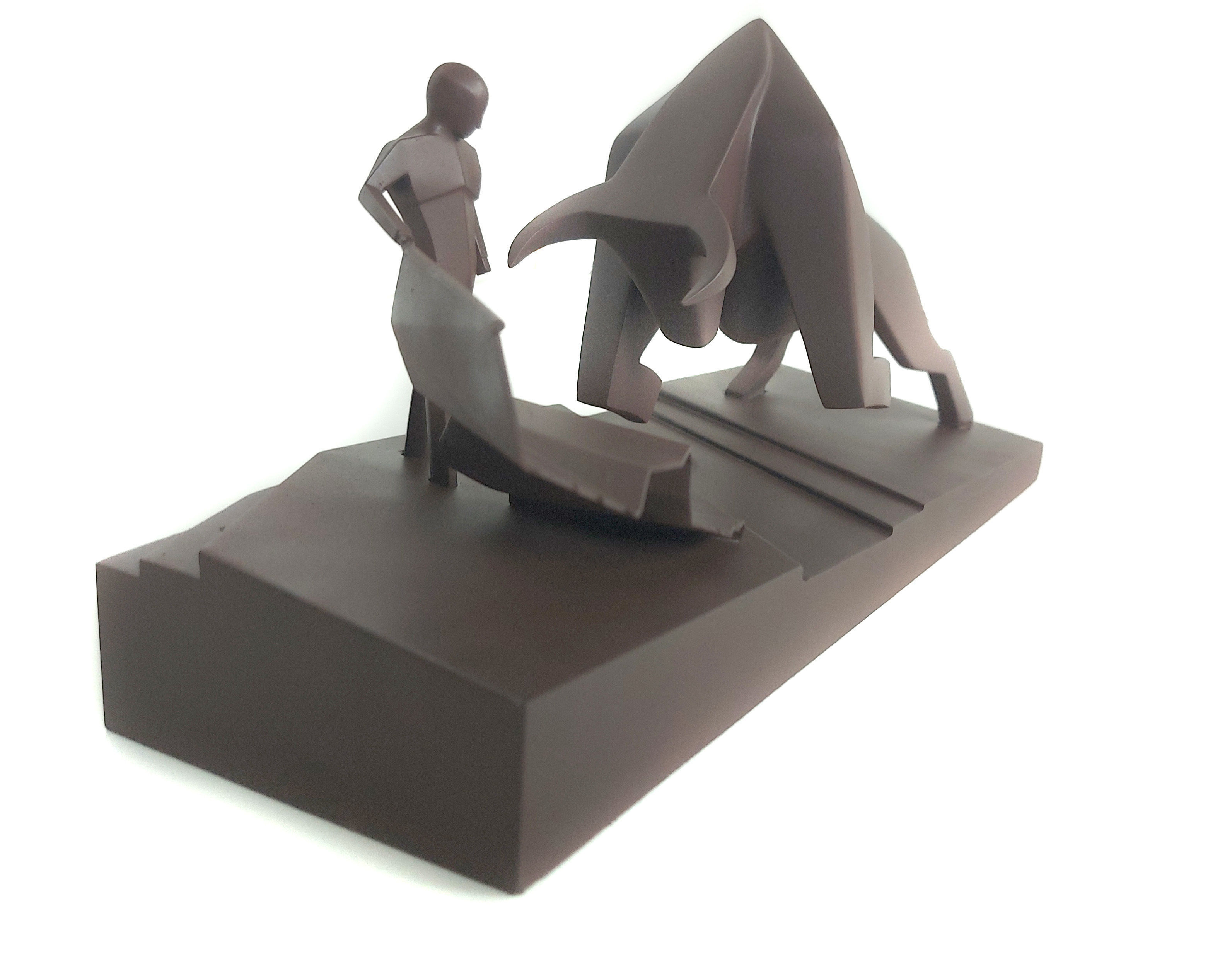 Dune - Bull Fighter Statue 3D print model_29
