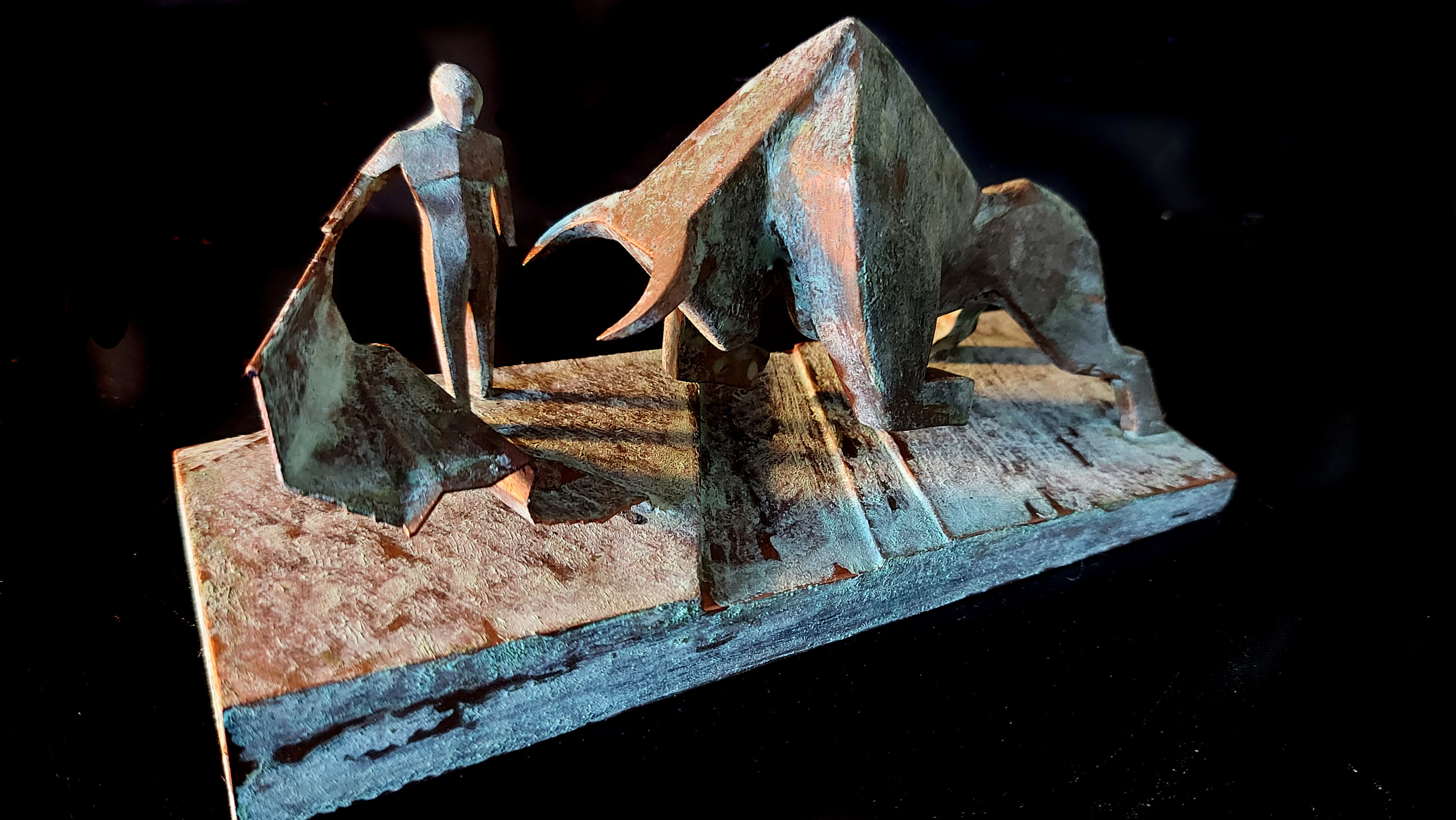 Dune - Bull Fighter Statue 3D print model_27