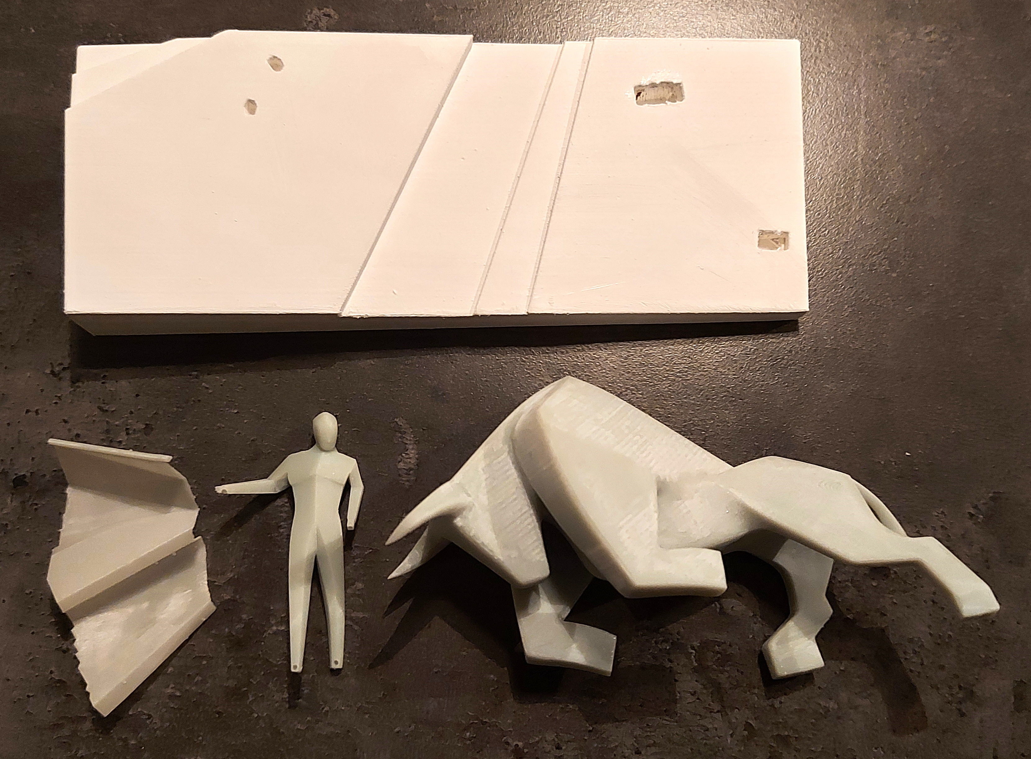 Dune - Bull Fighter Statue 3D print model_6