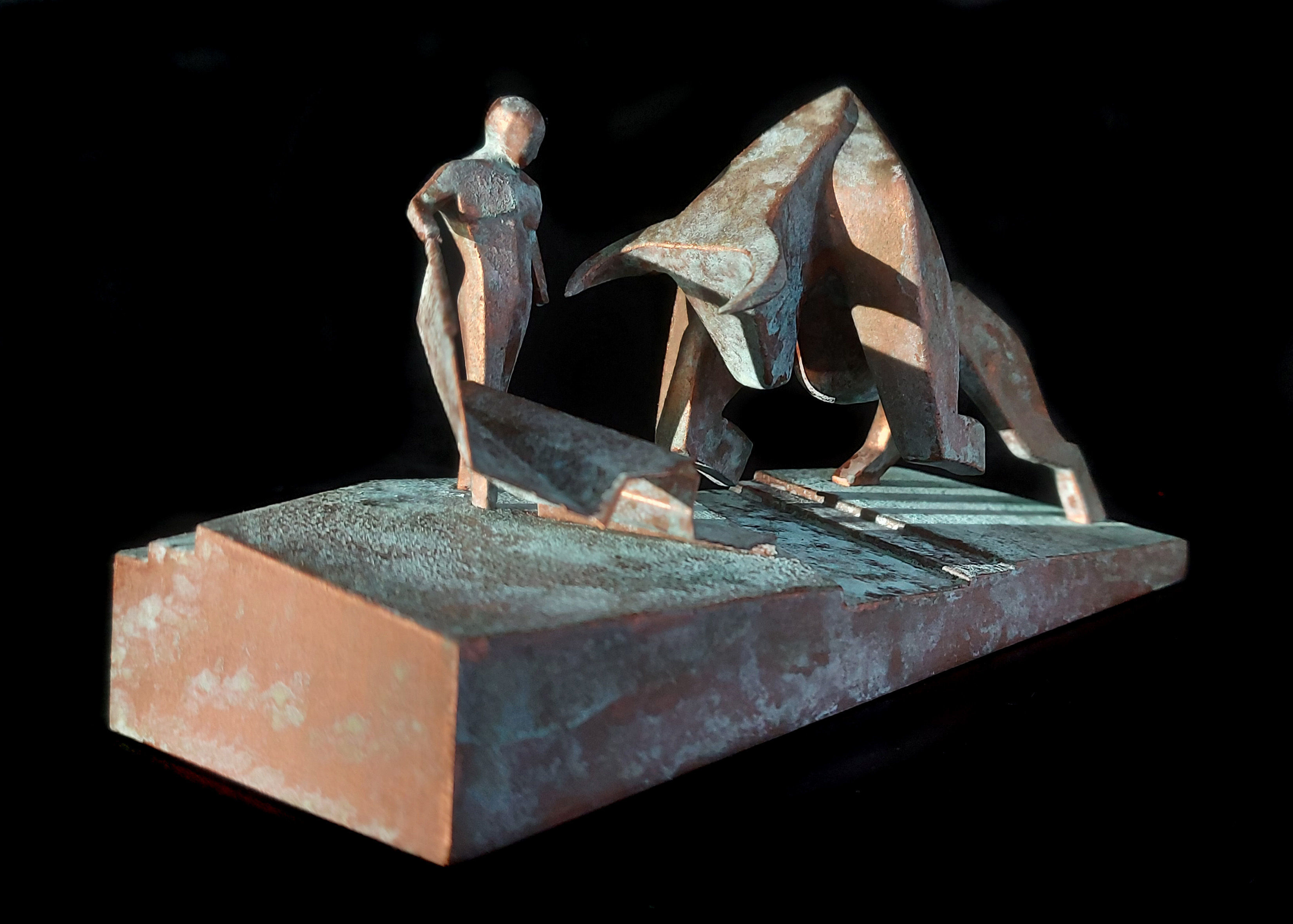 Dune - Bull Fighter Statue 3D print model_9
