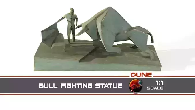 Dune - Bull Fighter Statue 3D print model